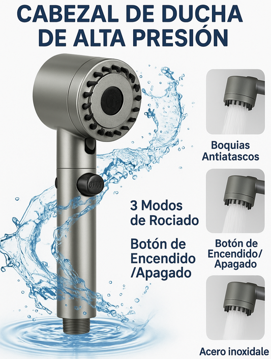 CABEZAL DUCHA MASAJEADORA