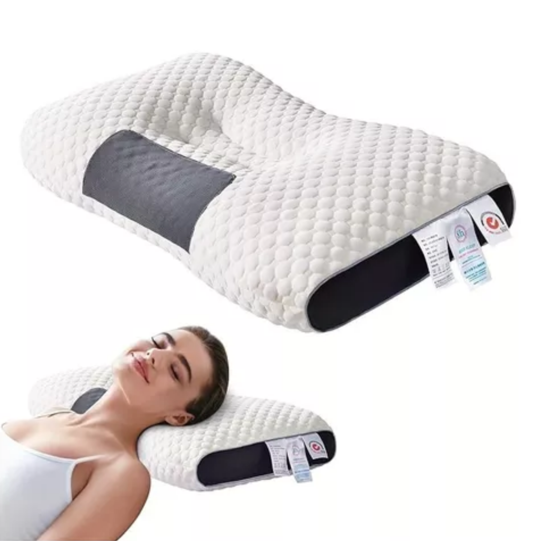JUEGO DE ALMOHADAS CERVICALES ERGONOMICAS