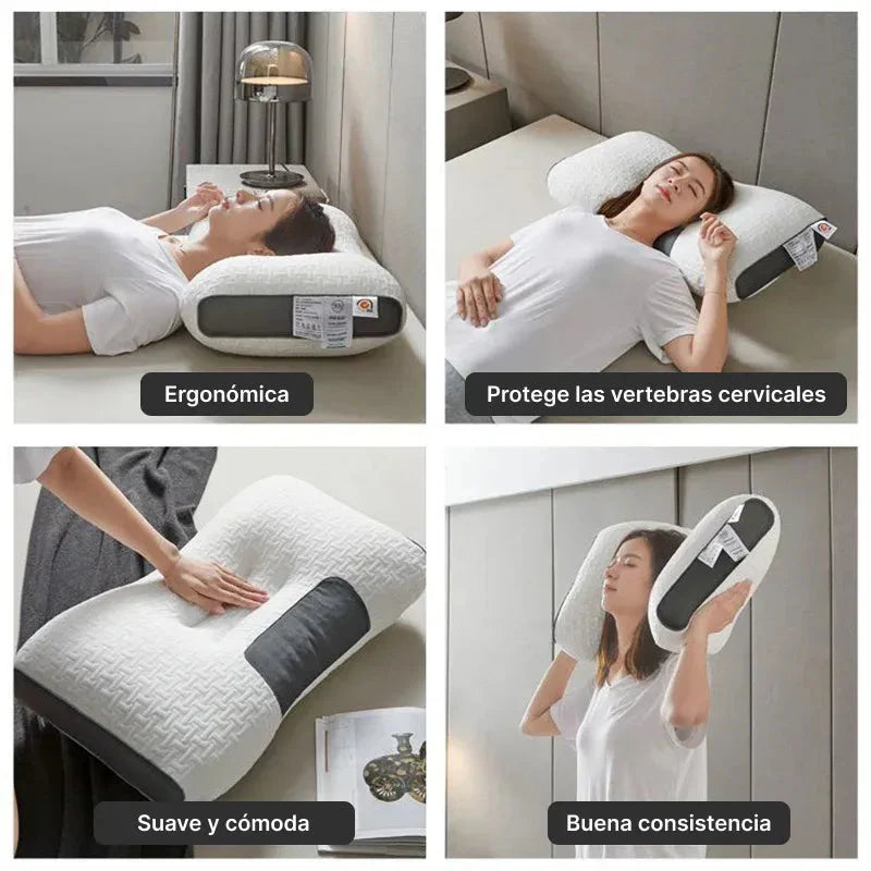 JUEGO DE ALMOHADAS CERVICALES ERGONOMICAS